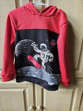 NASA Red & Black Astronaut Skate Hoodie